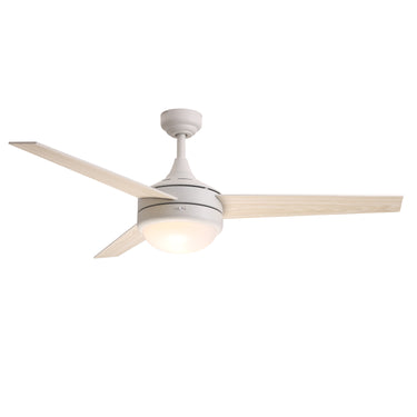 Maxim Lighting Trio 52" 3-Blade Fan Matte White