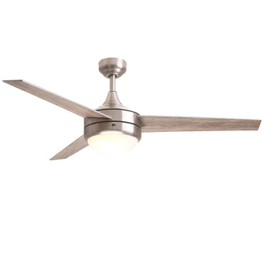 Maxim Lighting Trio 52" 3-Blade Fan Satin Nickel