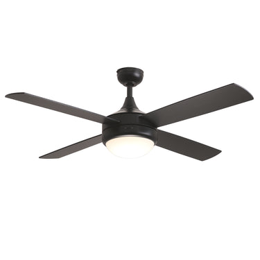 Maxim Lighting Quattro 52" 4-Blade Fan w LED Black