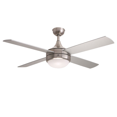 Maxim Lighting Quattro 52" 4-Blade Fan w LED Satin Nickel