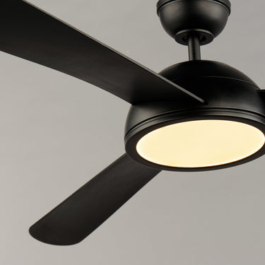 Maxim Lighting Cupola 52" Black LED Fan Black