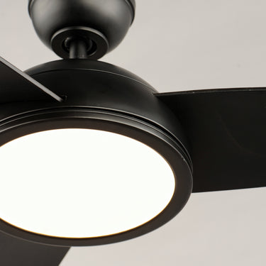 Maxim Lighting Cupola 52" Black LED Fan Black