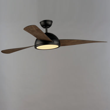 Maxim Lighting Cupola 52" Bronze LED Fan Walnut Blades Oil Rubbed Bronze