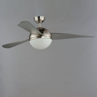 Maxim Lighting Cupola 52" Nickel Fan 2-Light LED Satin Nickel