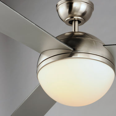 Maxim Lighting Cupola 52" Nickel Fan 2-Light LED Satin Nickel