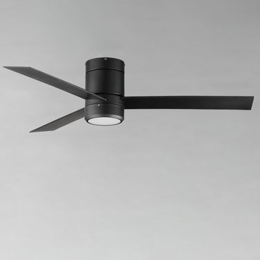Maxim Lighting Tanker 52" 3-Blade Hugger Fan w LED Light Kit Black