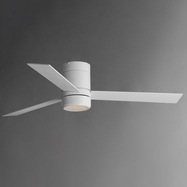 Maxim Lighting Tanker 52" 3-Blade Hugger Fan w LED Light Kit Matte White