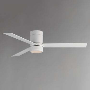 Maxim Lighting Tanker 52" 3-Blade Hugger Fan w LED Light Kit Matte White
