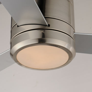 Maxim Lighting Tanker 52" Nickel Outdoor LED Fan Satin Nickel