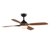 Maxim Lighting Bola 52" Indoor Fan w LED Light Kit Walnut/Black