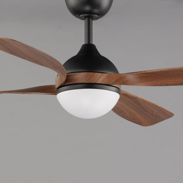 Maxim Lighting Bola 52" Indoor Fan w LED Light Kit Walnut/Black