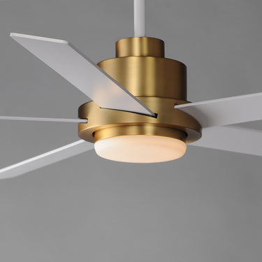 Maxim Lighting Daisy 60" 5-Blade Fan w LED Light Kit Natural Aged Brass