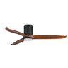 Maxim Lighting Woodwind 52" Solid Wood Blade Hugger Fan w LED Black
