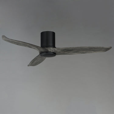 Maxim Lighting Woodwind 52" Solid Wood Blade Hugger Fan w LED Black