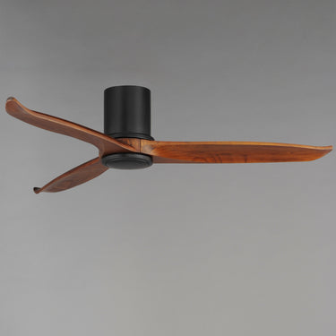 Maxim Lighting Woodwind 52" Solid Wood Blade Hugger Fan w LED Black