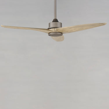 Maxim Lighting Woodwind 52" Solid Wood Blade Fan w LED Light Kit Charcoal Bronze