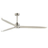 Maxim Lighting Woodwind 80" Solid Wood Blade Fan W LED Satin Nickel