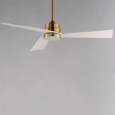 Maxim Lighting Vortex 60" Indoor Fan with LED Light Kit Natural Aged Brass