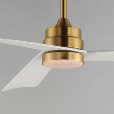 Maxim Lighting Vortex 60" Indoor Fan with LED Light Kit Natural Aged Brass