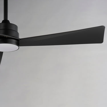 Maxim Lighting Vortex 52" Outdoor Fan with LED Light Kit Black