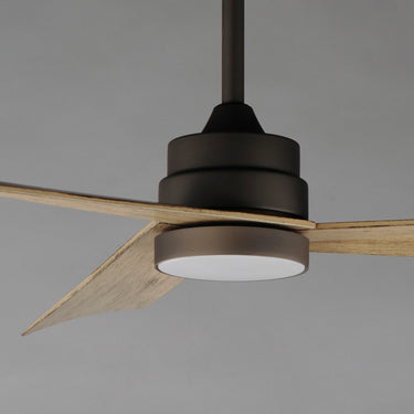 Maxim Lighting Vortex 52" Outdoor Fan with LED Light Kit Charcoal Bronze