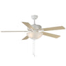 Maxim Lighting Super-Max 52" Ceiling Fan with 2-Light Kit Matte White