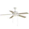 Maxim Lighting 52" Super-Max Fan with  LED Light Kit White Matte White