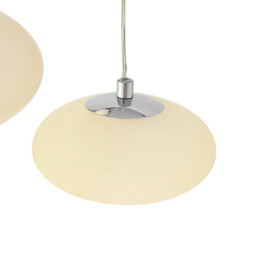 Finesse Decor Spanish Alabaster Round Chandelier Chrome