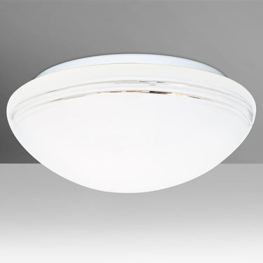 Bobbi 12 Opal Cut glass, straight-on | Besa Lighting