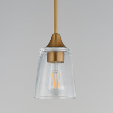 Maxim Lighting Hudson Mini Pendant Natural Aged Brass