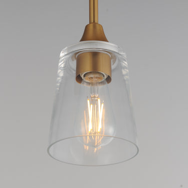 Maxim Lighting Hudson Mini Pendant Natural Aged Brass