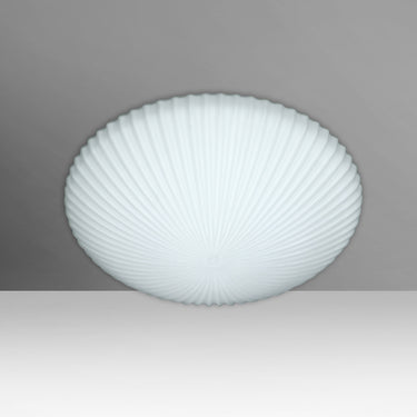 Katie 12 Opal Matte glass, straight-on | Besa Lighting