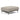 Innovation Living Malloy Ottoman With Black Metal Legs