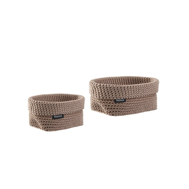 Bark storage basket set, product photo | TELA by blomus