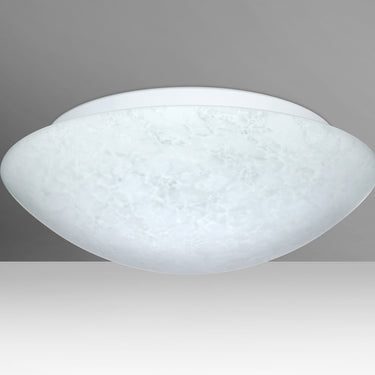 Nova 16 in Carrera glass, straight-on | Besa Lighting