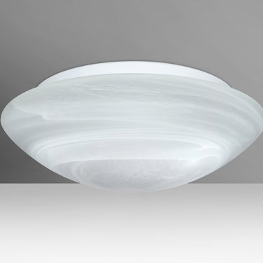 Nova 10 in Marble glass, straight-on | Besa Lighting