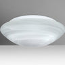 Nova 16 in Marble glass, straight-on | Besa Lighting