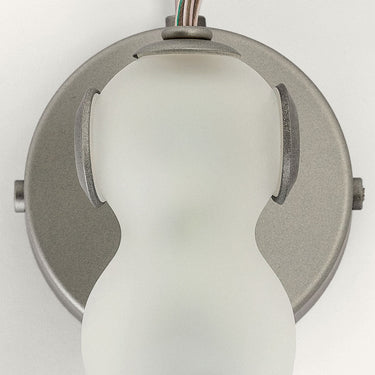 Acquaparete Murano Glass Wall Light, Sanded Glass — Produzione Privata, view 7