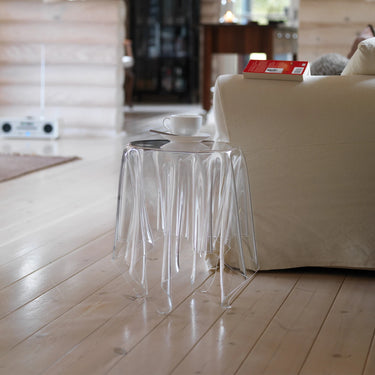 Illusion Clear Acrylic Side Table — view 5