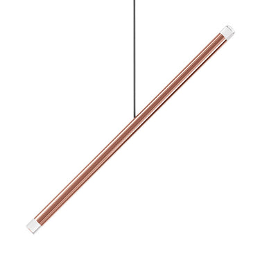 Contemporary A-Tube Nano Duo linear suspension lamp with 2700K warm light
