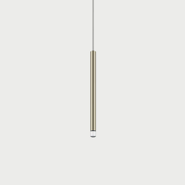 Multiple Lodes A-Tube Nano designer hanging lights in matte champagne, sophisticated and versatile lighting solution.