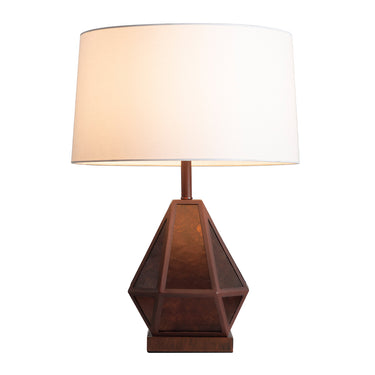 Nova of California Artifact Natural Mica Table Lamp Night Light 22 Gunmetal Charcoal Gray