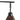 Nova of California Trina Table Lamp 30 Pecan Wood Brushed Nickel