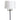 House of Troy Alpine 4 light cluster black/satin nickel table lamp with white silk softback shade