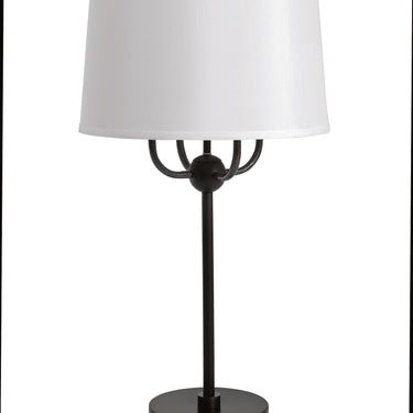 House of Troy Alpine 4 light cluster black/supreme silver hammered accent table lamp