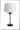 House of Troy Alpine 4 light cluster black/supreme silver hammered accent table lamp