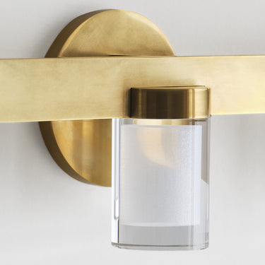 Visual Comfort Esfera five light ADA compliant residential bath light. 