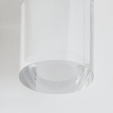 Dimmable LED 5-light bath bar for commercial restroom lighting.
