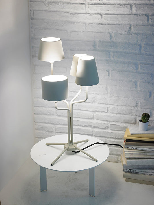 FOC Lighting Tria Brass Table Lamp