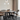 Amalgame wool rug in Black, full view